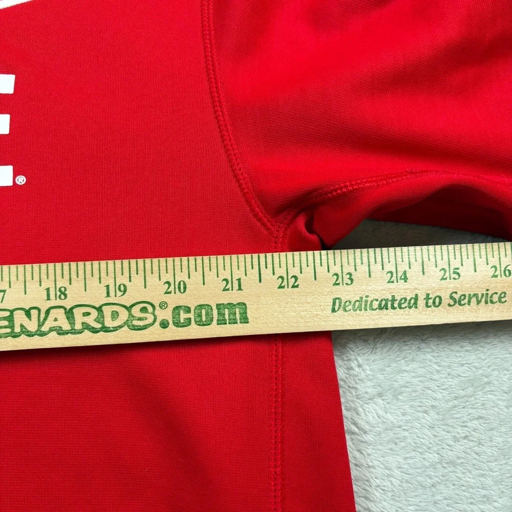 Nike Hoodie Mens Large Red Ohio State Buckeyes Therma Fit NCAA Lined‎ Full Zip